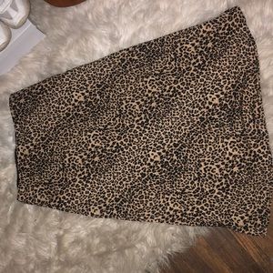 Cheetah Long Skirt